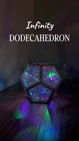 Video review of MANCAVE HERO Smart Infinity Dodecahedron Gaming Lights  by saraileetch
