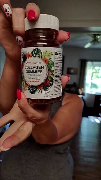 Video review of Vitamatic Vitamatic Hydrolyzed Collagen Gummies with Vitamin C, Zinc and Biotin, 200 mg - Healthy Skin Support - 60 Gummies  by 67f88591d00da1c9de5410ef