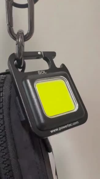 Video review of Powertac LED Rechargeable Keychain Flashlight  by agelessfitnessjourne