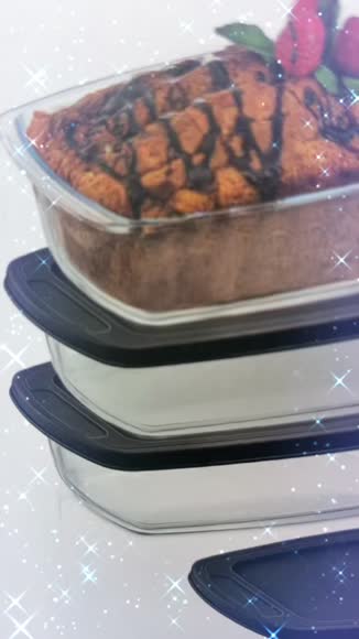 Video review of JoyJolt Glass Loaf Pans With Lids  by 6782d2d0289f863d06bf2944
