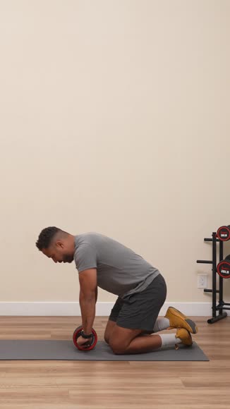 Video review of Sunny Health & Fitness Ab Roller Wheel With Knee Pad  by social25