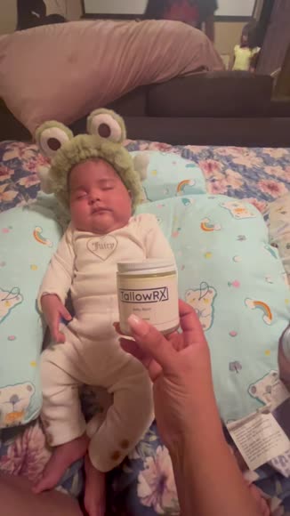 Video review of TallowRx Tallow Baby Balm –  Moisturizing Cream – 4 oz (Unscented)  by 6781c0735f00f9471e41400c