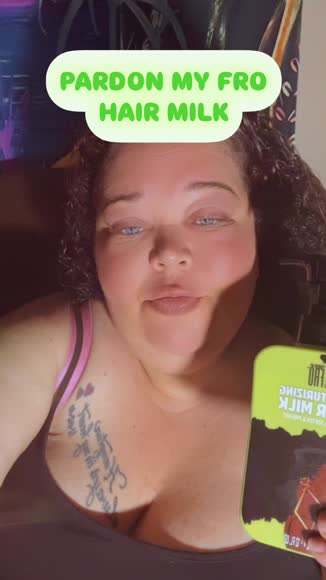 Video review of Pardon My Fro Moisturizing Hair Milk for 4A to 4C Hair  by 6789e5e450bd352340220bca