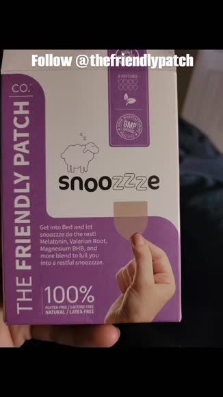 Video review of The Friendly Patch Snooze Melatonin Sleep Patches  by hi-98