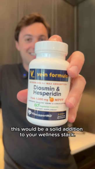 Video review of VitasupportMD Vein Formula - Diosmin Hesperidin 1000 mg from MPFF, 60 Capsules, Blood Circulation and Leg Vein Supplement  by mariahughes
