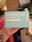 Video review of Amaxy Repairing Hair Vitamin Oil, with Baobab Oil, Marula Oil, Squalane, and Keratin - Nourishing Serum for Shine, Frizz Control and Heat Protection  by 678152b418cdd5dd103be070