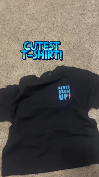 Video review of Little Trouble Never Grow Up T-Shirt  by 671cf1bde1ccffc35a40b0bb