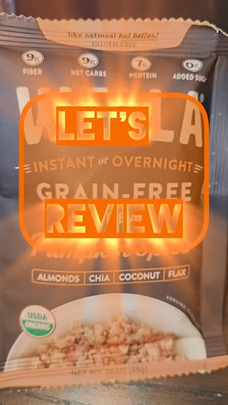 Video review of Wella Foods Grain-free Cereal Oatmeal Alternative  by 679ebad79726f4d4bc950e47