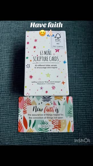 Video review of Dessie 63 Different Unique Mini Christian Prayer Bible Verse Scripture Cards  by 67ab1822d9e592236ec8eb1f