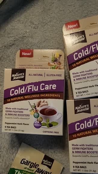 Video review of Nature's Jeannie Cold & Flu Care Tea  by 677f1e7381ae8c7cc86692ee