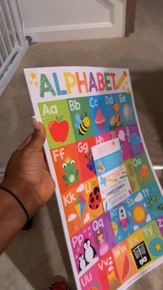 Video review of Hadley Designs Colorful Educational Posters  by leonorafeury