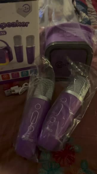 Video review of Contixo Kids Bluetooth Karaoke With Two Microphones  by 678acb9b2ae2d21a33b8e05c