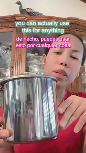 Video review of Zulay Kitchen Bacon Grease Container  by lovelylucky0207
