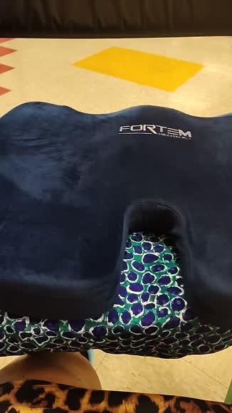 Video review of Fortem Seat Cushion - Luxury Velour Cover  by bossqueen5619
