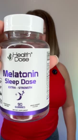 Video review of Health Dose Extra Strength Melatonin Gummies - Restful Sleep Supplement  by 675ded39488a0bfe613ea2cb