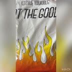 Video review of Little Trouble Never Grow Up Hoodie  by 683de940265a20a01406a004