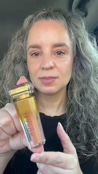 Video review of Rokael Beauty Rebirth TINTED Whipped Lip Oil - Eternal Merci (Golden Peach Nude with hints of Brown)  by zahily2002