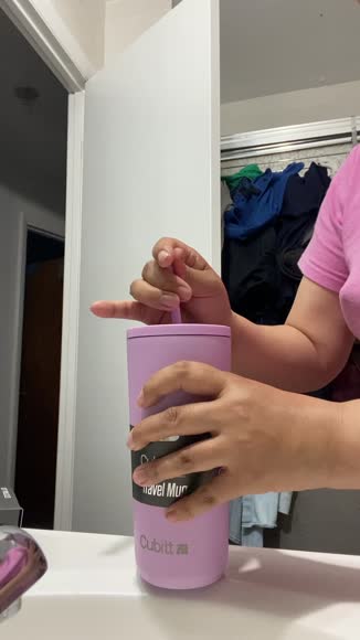Video review of Cubitt Cubitt Travel Mug 20 oz Double Walled Vacuum Insulated Stainless Steel with 2 lids, Straw and Coffe, Cupholder Friendly, Perfect for Hot & Cold Beverages  by 67f9723dc234671ac476a220