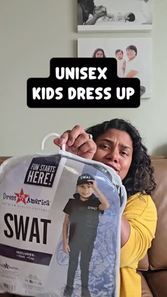 Video review of Dress Up America SWAT Vest and Cap Set - Toddlers  by 6675a844eadaace534bb3f8f