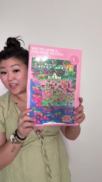 Video review of Water & Wines Wine Puzzle - South Africa - Featuring South African wine regions & grape varietals - perfect gift for wine lovers  by contact12184