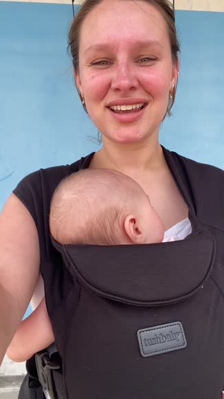 Video review of Tushbaby The Pearl Newborn Carrier  by customerlove1