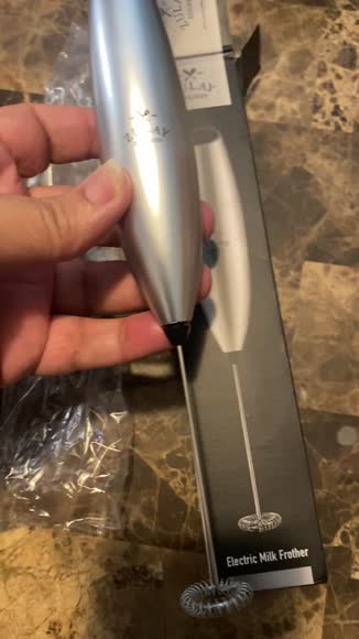 Video review of Zulay Kitchen Powerful Milk Frother - Electric Hand Mixer Wand  by damarie0522