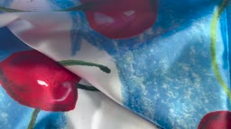 Video review of Samii Ryan Cherry Sky Scarf  by 67d18f6f17cb7060e6cd860a
