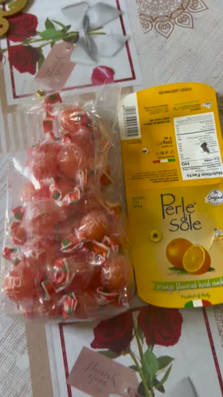 Video review of Perle di Sole Orange Hard Candy With Orange Essential Oils From Sorrento  by 67daecdb3d97802d8504b068