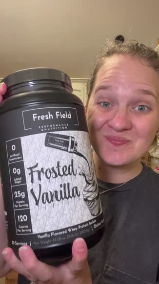 Video review of Fresh Field Performance and Nutrition Vanilla Whey Protein Powder (Gluten & Soy Free))  by 
