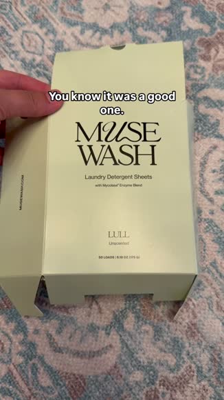 Video review of MUSEWASH Laundry Detergent Sheets  by 