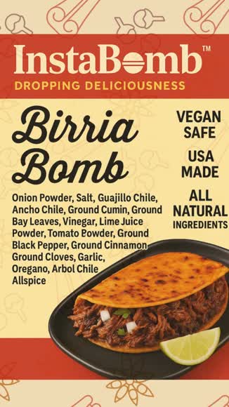 Video review of Instabomb Birria Bomb  by 