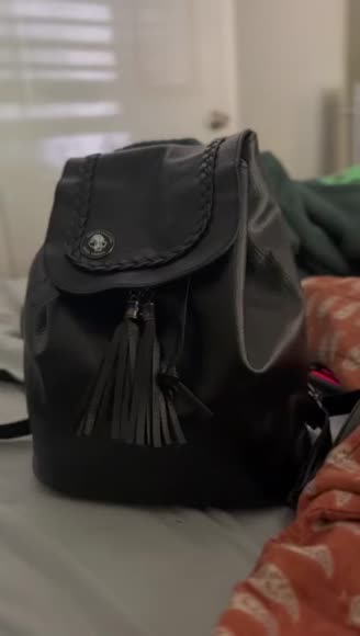 Video review of VistaShops Raven Mini 3 In 1 Backpack Bag By Journey Collection  by j.talley