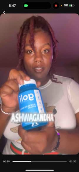 Video review of Goli Nutrition Stress-relief Ashwagandha Gummies with potent KMS-66 Ashwagandha andVitamin D  by keiisweet