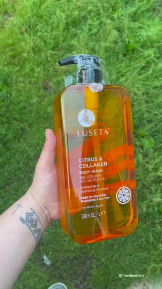 Video review of Luseta Beauty Citrus & Collagen Body Wash  by 67695773b710878d6f8e1ec5
