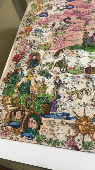 Video review of Water & Wines Wine Puzzle - Champagne - Featuring Champagne wine region & grape varietals - perfect gift for wine lovers  by emily_harper_