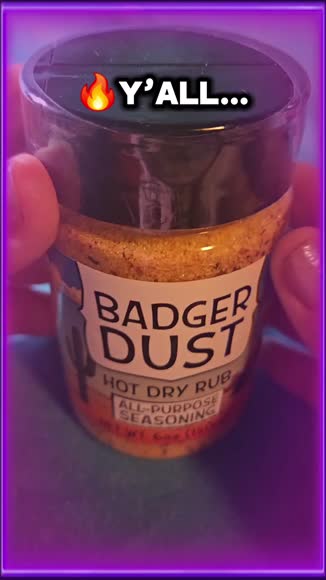 Video review of Honey Badgers Bee Farm Badger Dust Hot All-Purpose Seasoning  by 6786aff53b9b84a68686ae04