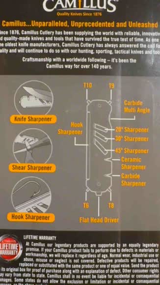 Video review of Camillus Glide Sharpener  by 68271742fc5fcf469c182d44
