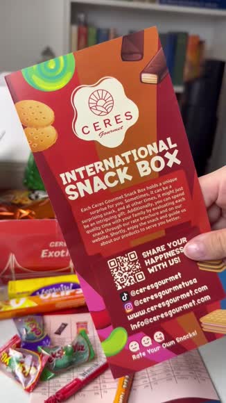 Video review of Ceres Gourmet International Snack Box, 30 Pcs  by 677eb6a681ae8c7cc85c566c