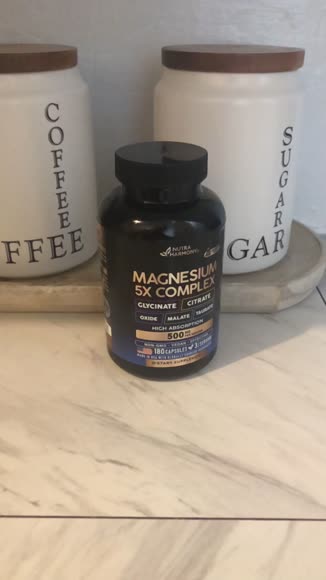 Video review of NUTRAHARMONY Magnesium Complex 500 mg  by 67965ff28471e14066fff905