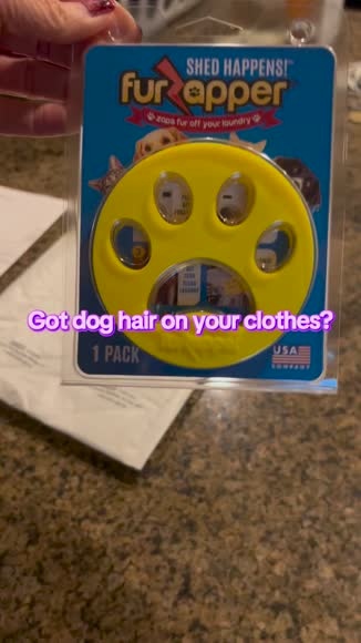 Video review of FurZapper Single Pack FurZapper Pet Hair Remover for Your Laundry  by 678eb644dbb5c8b08bf163b1