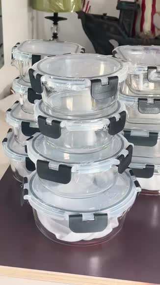 Video review of JoyJolt 12 Glass Storage Containers With Leakproof Lids Set  by 678e85ec3edefa5211342b45
