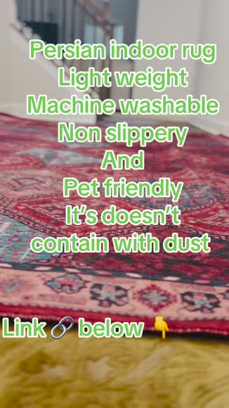 Video review of  Persian Indoor Rug 4003-Rust Red  by 675c9324b24bf55263594e37