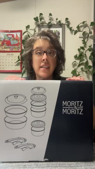 Video review of Moritz & Moritz 15 Piece Chemical Free, Oven Safe Cast Aluminum Pot and Pan Set With Removable Handles  by 67858365cf1903345c5eb7dc