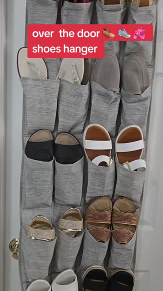 Video review of Whitmor Over the Door Shoe Organizer  by 679804d50f2f3a49276dbbae