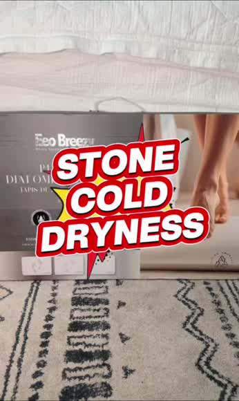 Video review of  Stone Bath Mat Diatomaceous Earth Shower Mat  by 676de1f062aeb456e8a6e67f