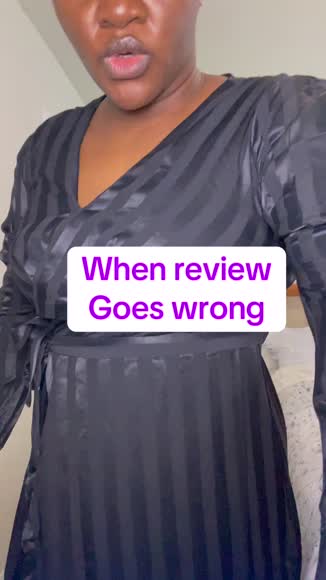 Video review of Shop at Konus Women's Puffy Shoulder Dress in Black Stripe  by azanjinora