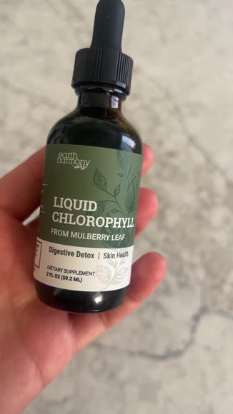Video review of Earth Harmony Liquid Chlorophyll, Liquid Drops for Immune System Support, Natural Internal Deodorant - Vegan Chlorophyll Drops With Organic Glycerin - Clorofila Liquida, Chlorophyllin Detox Cleanse (1 ML)  by 66920d831999140eadac522f