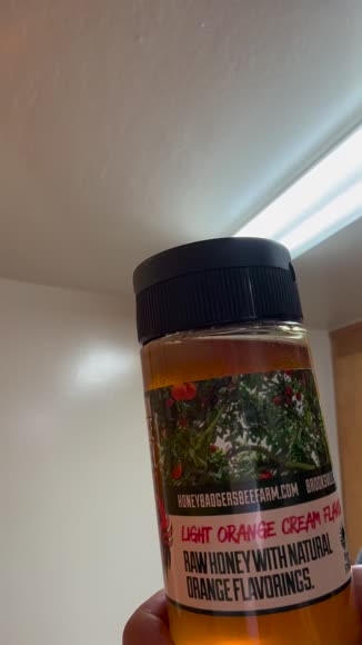 Video review of Honey Badgers Bee Farm Raw Mandarin Orange Honey  by 6784381076cab30da6ad955e