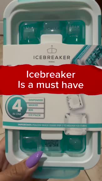 Video review of KitchInventions Icebreaker™ Clear Water Blue  by 6789956218510bd64e366aff