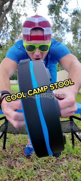 Video review of Rhino USA Portable Camping Table and Stool Set - Lightweight Foldable Camp Tables with Net for Beach Trips, Fishing, Picnic, Cooking & Much More (Blue)  by thebetterbuyguy
